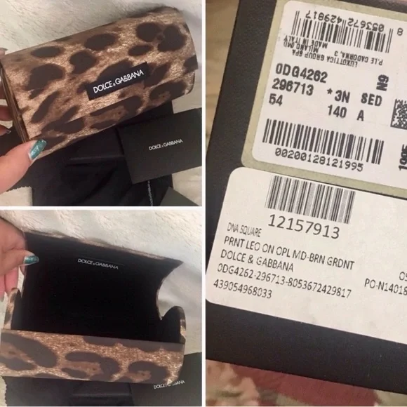 ?✅PRICE FIRM✅ AUTHENTIC Dolce & Gabbana Animal Print Sunglasses. NWOT ?✓PRICE FIRM✓ AUTHENTIC Dolce & Gabbana Animal Print  main image 4